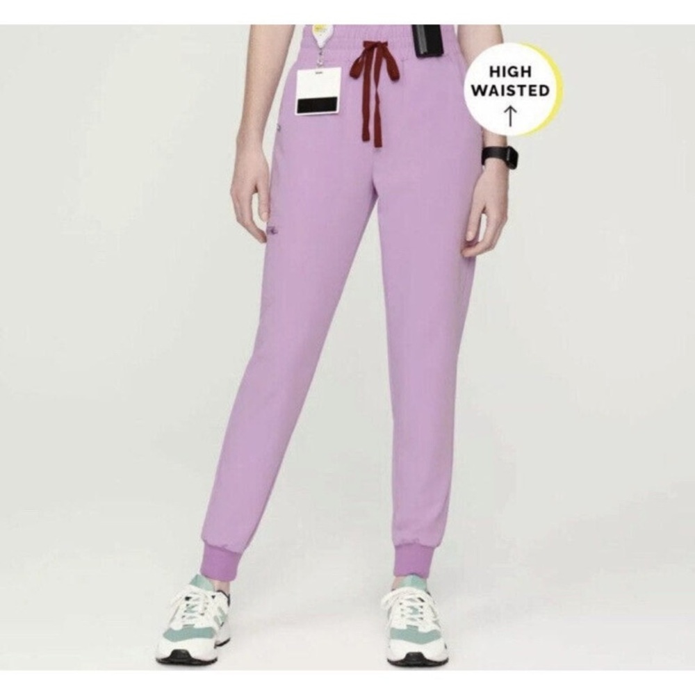 Figs purple joggers